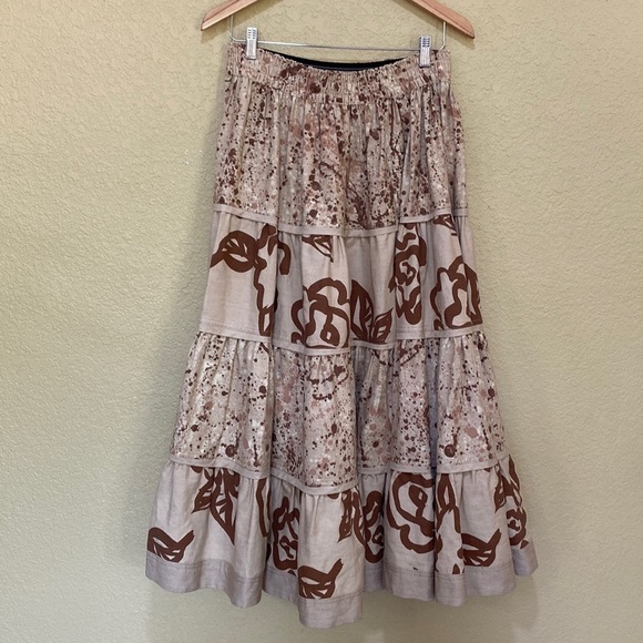 Vintage Bis Gene Ewing Western Soft denim Skirt Set **Rare** S/M - Picture 2 of 9